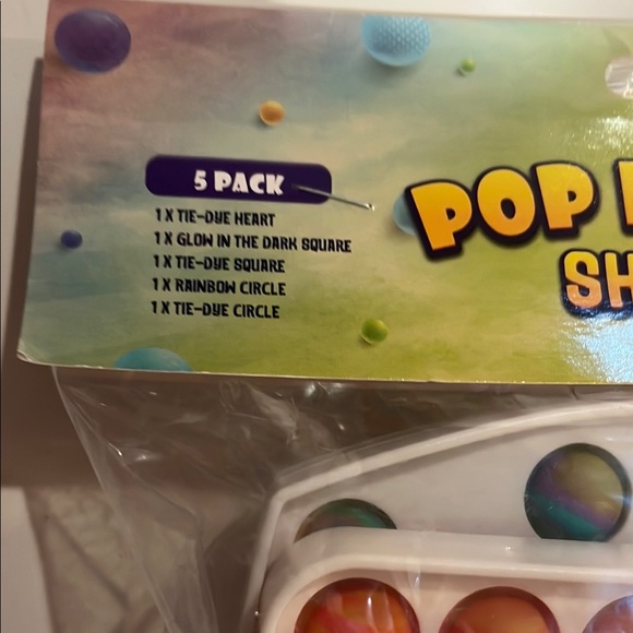 Pop Fidget Shapes 5-Pack NIP - Picture 3 of 3